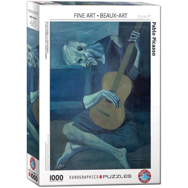 Puzzle 1000 pièces : Pablo Picasso : Le vieux guitariste - EuroG-6000-5852