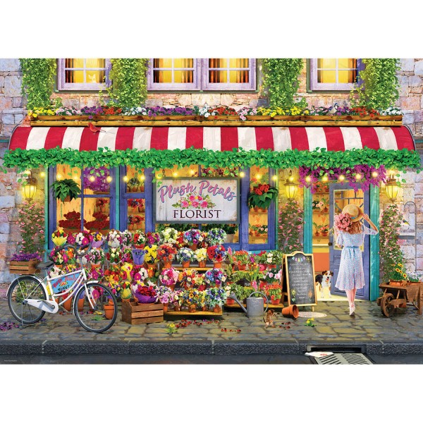 Puzzle 1000 pièces : Boutique de fleurs - EuroG-6000-5518