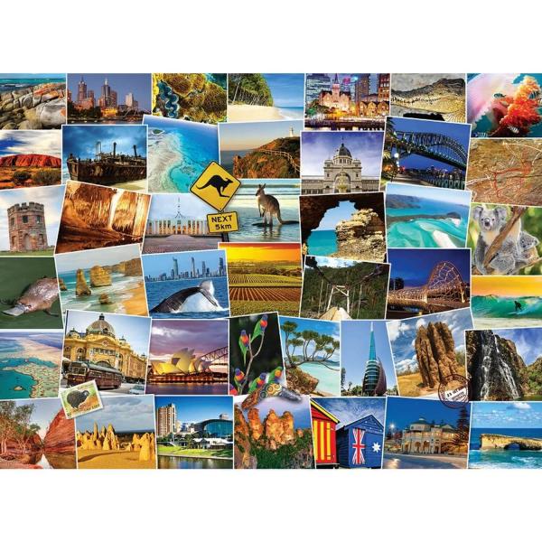 1000 pieces puzzle: Globe-trotter: Australia - EuroG-6000-0753