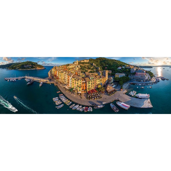 Puzzle 1000 pièces panoramique : Porto Venere, Italie - EuroG-6010-5302