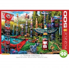 500-pieces puzzle XL: Dreams of totems