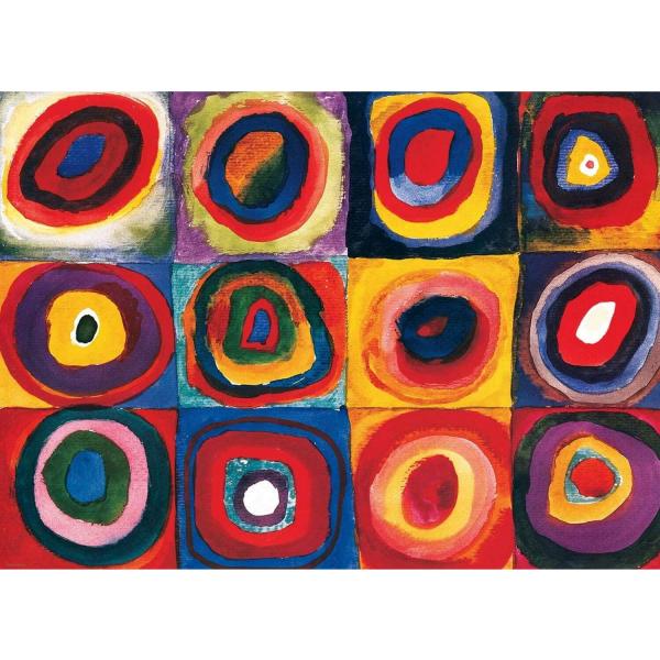 Puzzle 1000 pièces : Kandinsky : Study Squares - EuroG-6000-1323