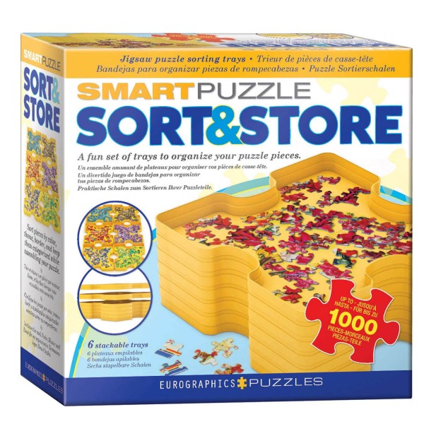 Smart Puzzle Sort & Store: Puzzle sorter up to 1000 pieces - EuroG-8955-0105