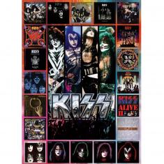 Puzzle 1000 pièces : KISS, The Albums