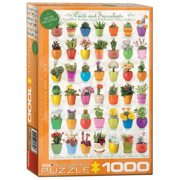 Puzzle 1000 pièces : Cactus - EuroG-6000-0654
