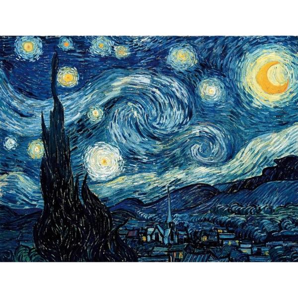 Puzzle 1000 pièces : Van Gogh : La nuit étoilée - EuroG-6000-1204