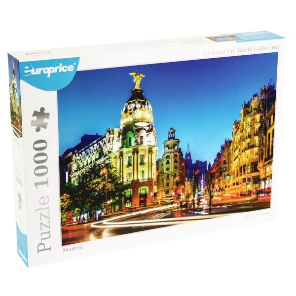 Puzzle 1000 pièces : Cities of the World : Madrid  - Europrice-PUA0509