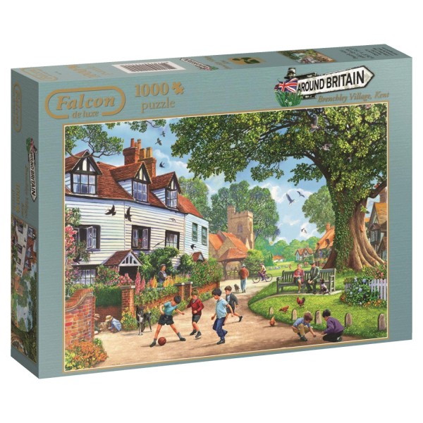 Puzzle 1000 pièces - Around Britain : Brenchley Village - Diset-11144