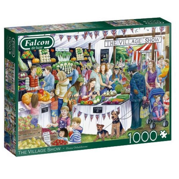 Puzzle 1000 pièces : Le spectacle du village - Diset-11302