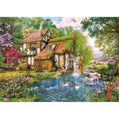 1000 piece puzzle : Watermill Cottage  