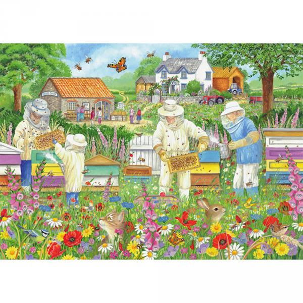 Puzzle 1000 pièces :  Les apiculteurs - Diset-11381