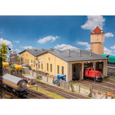 HO model railroad : Freilassing depot