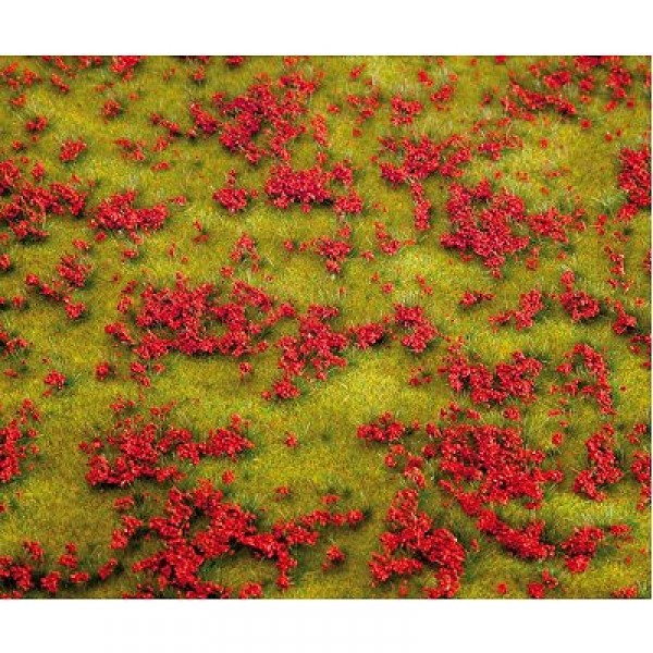 Modélisme : Végétation : Segments de paysage Premium : Prairie fleurie rouge - Faller-180460