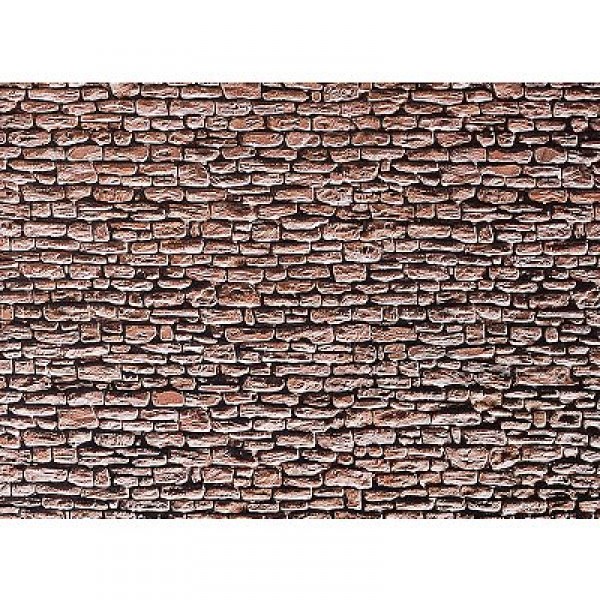Modélisme HO : Plaque de mur : Ardoise - Faller-170618
