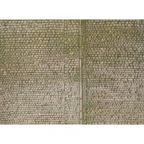 Modélisme HO : Plaque de mur : Pavés - Faller-170601