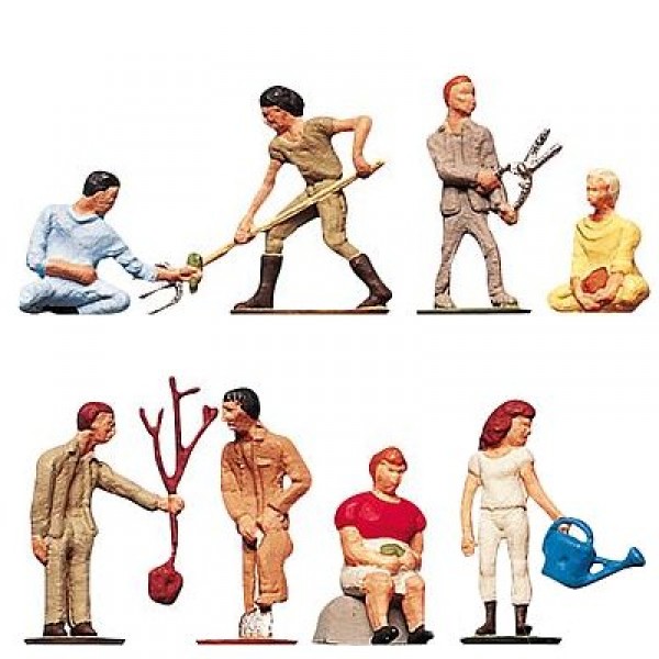 Modélisme HO : Figurines : Set jardiniers - Faller-151026
