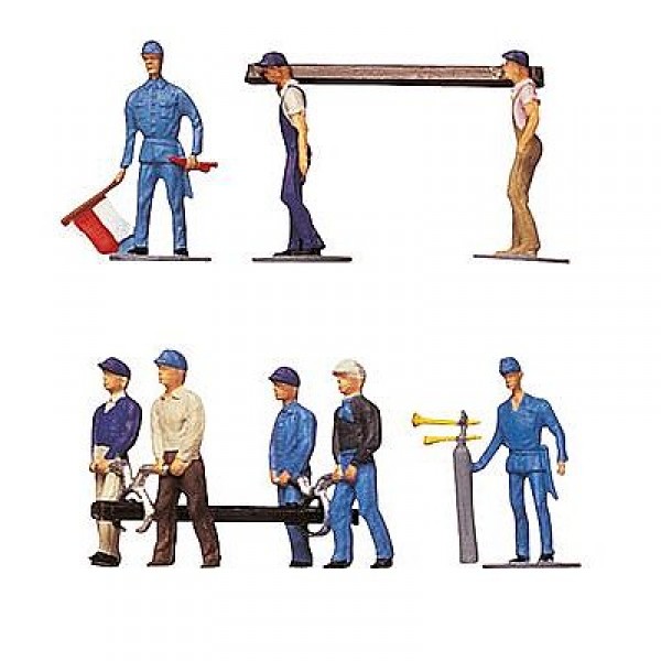Modélisme HO : Figurines : Set constructeurs de voies - Faller-151000