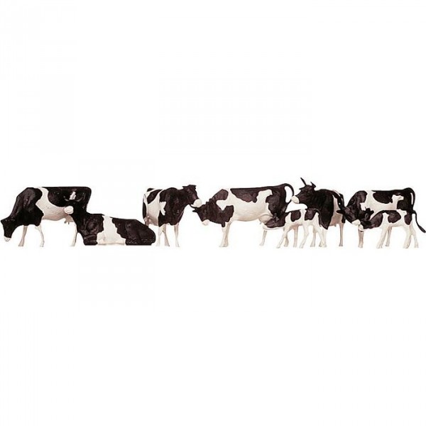Modélisme HO : Figurines : Set vaches noires - Faller-154003