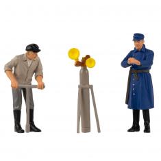 Modélisme G : Figurines : personnel poseur de voies