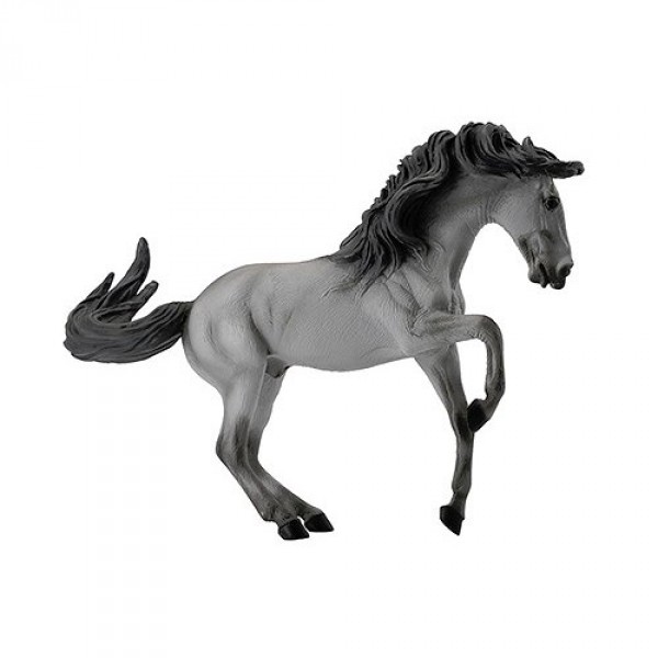 Figurine Cheval Lusitanien : Etalon gris - Collecta-COL88502