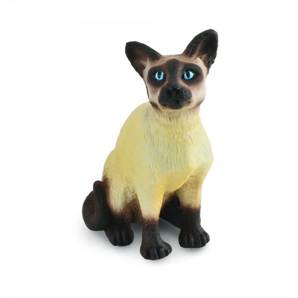 Figurine Chat : Siamois assis - Collecta-COL88331