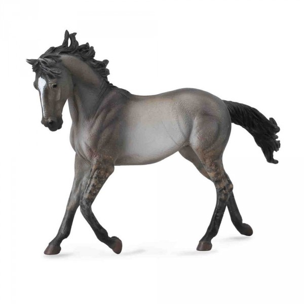 Figurine Cheval : Jument Mustang gris souris - Collecta-COL88544