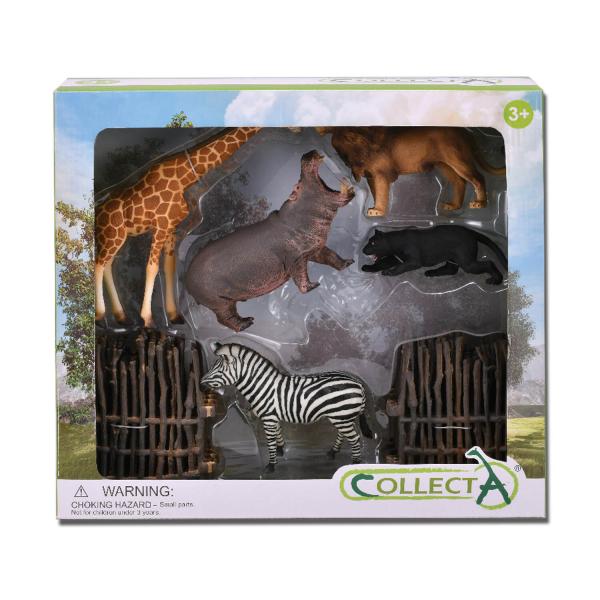 Figurines Animaux Sauvages : Set de 6 Animaux Sauvages - Collecta-COL89968