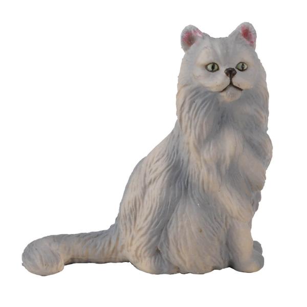 Figurine Chat : Chat Persan Assis - Collecta-COL88329