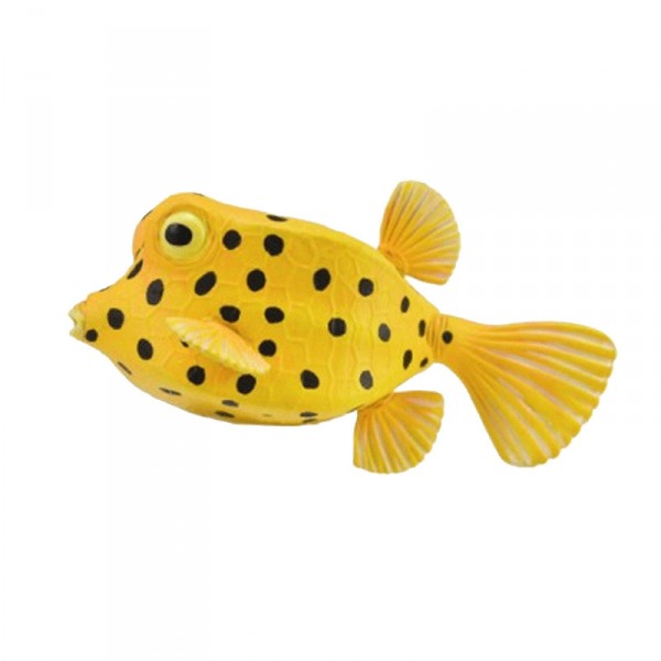 Figurine poisson coffre jaune (Ostracion Cubicus) - Collecta-COL88788