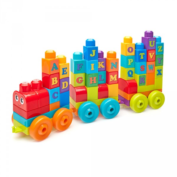 Mega Bloks : Le train de l'alphabet - Mattel-DXH35