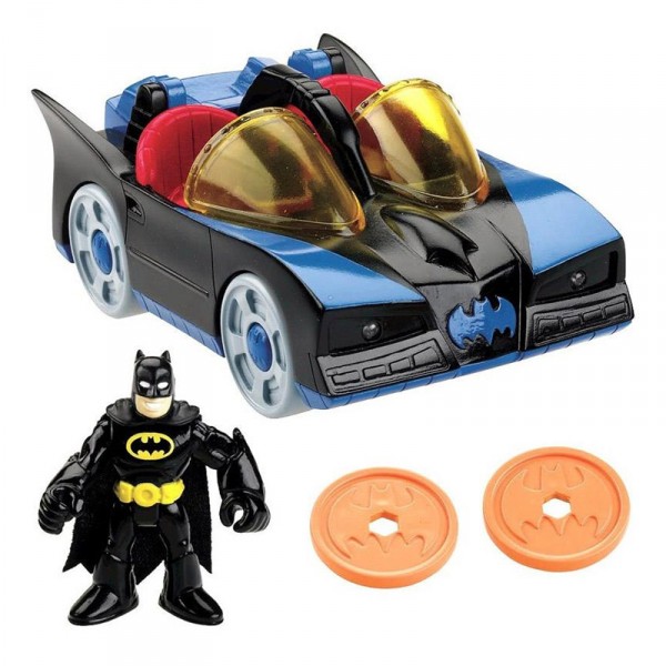 Véhicule Batman Imaginext : Batmobile - Fisher-Price-W8528-W8529