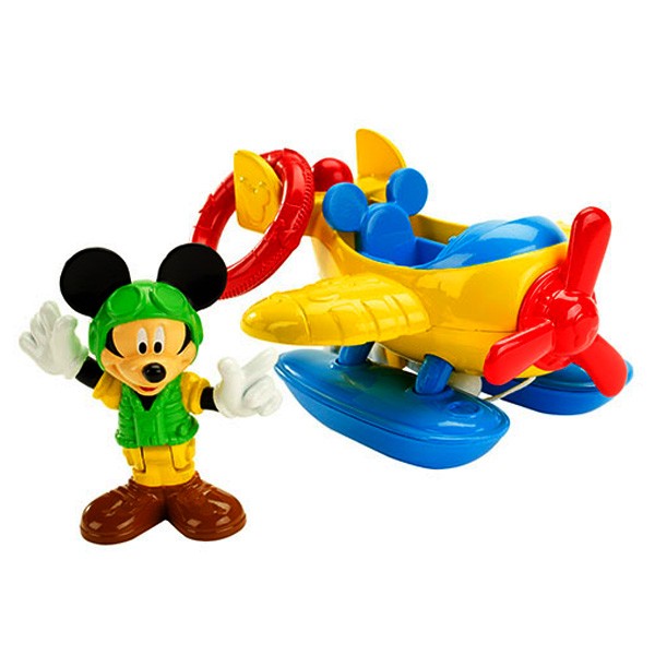 Véhicule Mickey Mouse : Mickey et son hydravion - Fisher-Price-W0277-BGL83