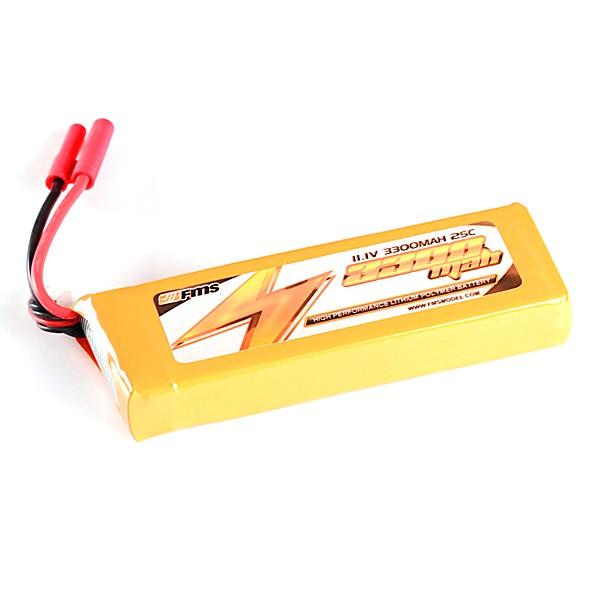 Batterie LiPo FMS 3S 11.1V 3300mAh 25C - FMS-MD207