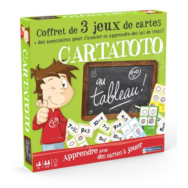 Grand coffret éducatif : Cartatoto au tableau - FranceCartes-410150