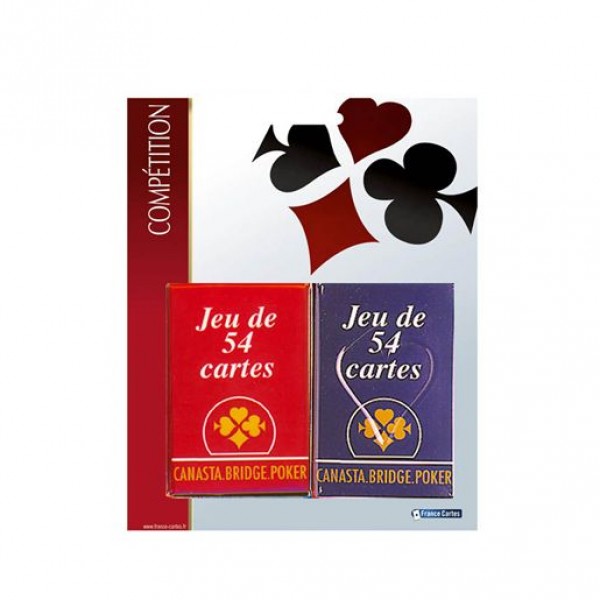 2 Jeux de 54 cartes - FranceCartes-404455