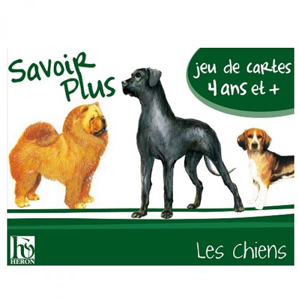 Jeu de cartes Savoir Plus : Les chiens - FranceCartes-0001874