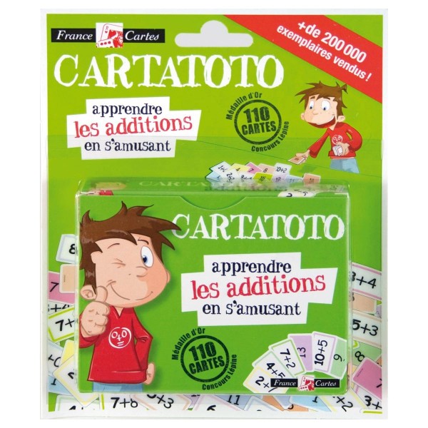 Jeu éducatif Cartatoto : Apprendre les additions - FranceCartes-410003