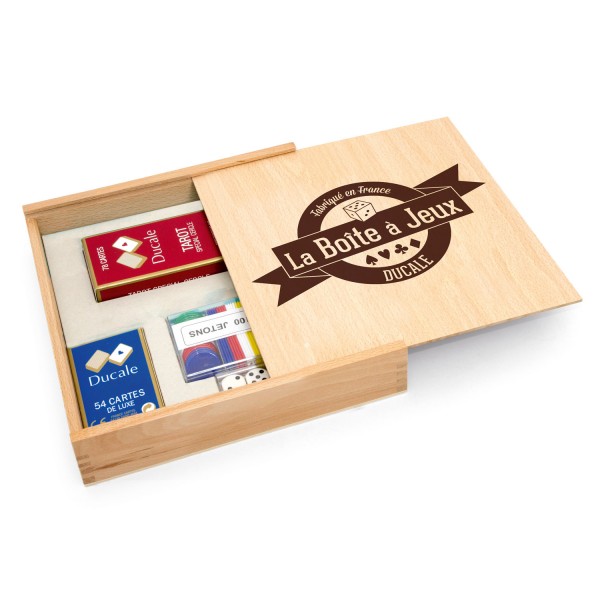 La boîte à jeux Ducale (coffret en bois) - FranceCartes-380100