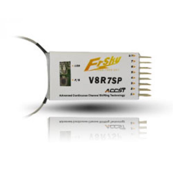 FRSKY Recepteur V8R7-SP 2.4Ghz - PPM sur voie 8 - FRS-V8R7-SP