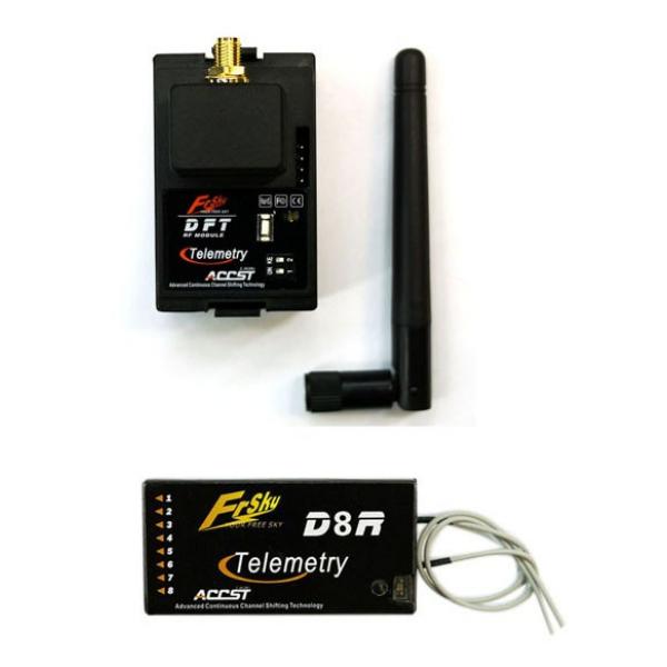 FRSKY Combo 1 - 2.4Ghz Telemetrie DFT-D8XR pour Futaba - Hitec - FRS-DFT-D8R-2DB