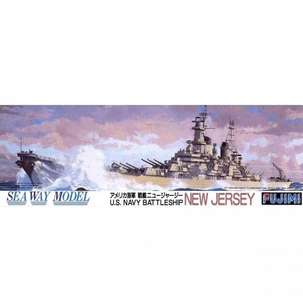 Maquette bateau : Cuirassé USS New Jersey - Fujimi-44111