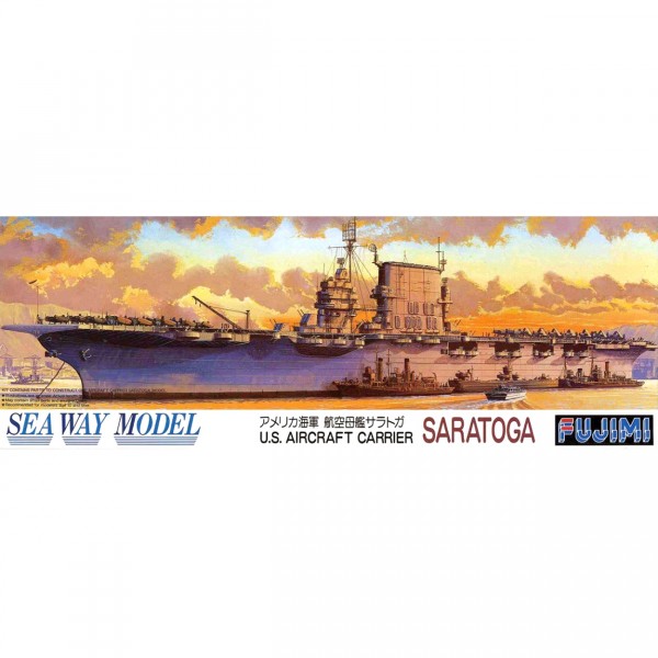 Maquette bateau : Porte-avions Saratoga - Fujimi-44117