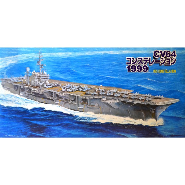 Maquette bateau : Porte-avions USS Constellation CV-64 - Fujimi-44131