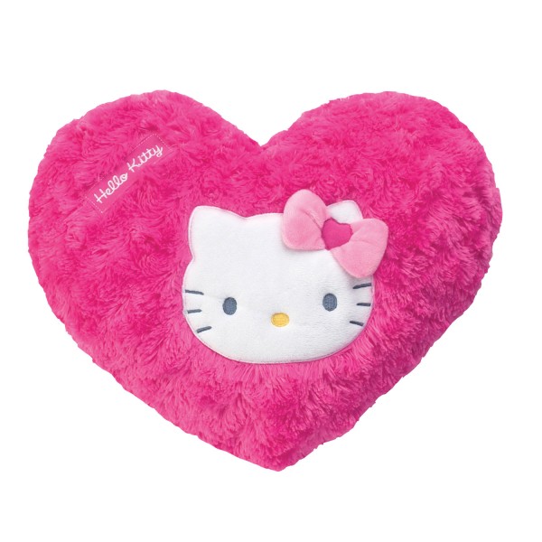 Coussin coeur Hello Kitty : Rose - FunHouse-711393-Rose
