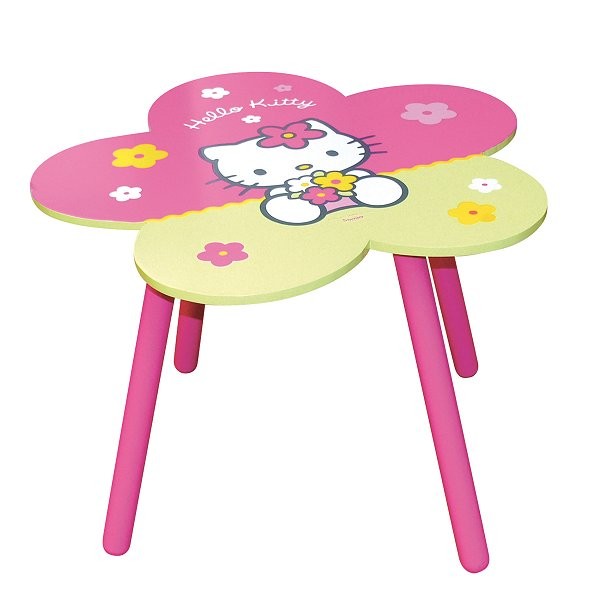 Table fleur en bois : Hello Kitty - FunHouse-711164