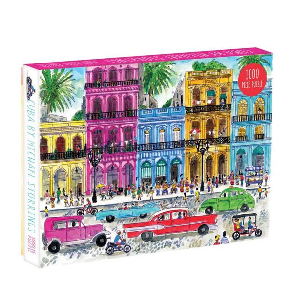 Puzzle 1000 pièces : Cuba par Michaell Storrings - Galison-35533