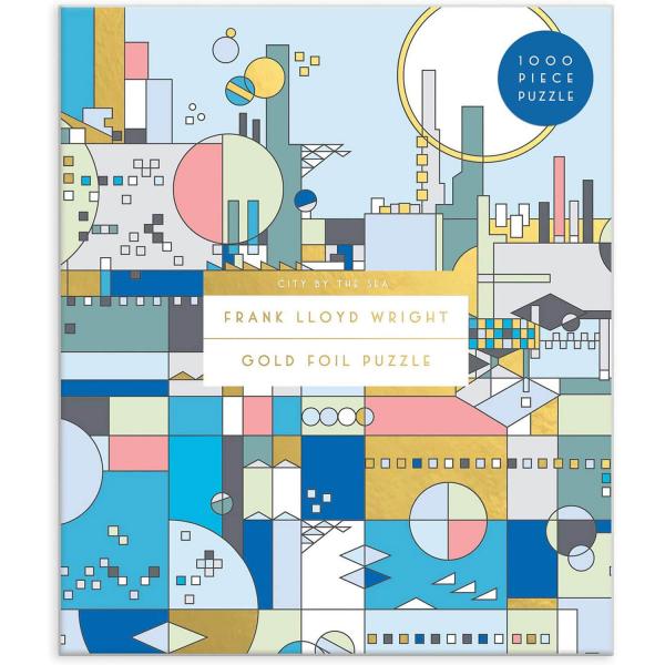 Puzzle 1000 pièces : Frank Lloyd Wright, Ville en bord de mer - Galison-36750