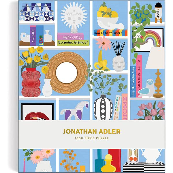 Puzzle 1000 pièces : Shelfie, Jonathan Adler - Galison-75338