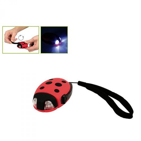 Lampe torche dynamo Ecotronic : Coccinelle - GeoKids-6146912