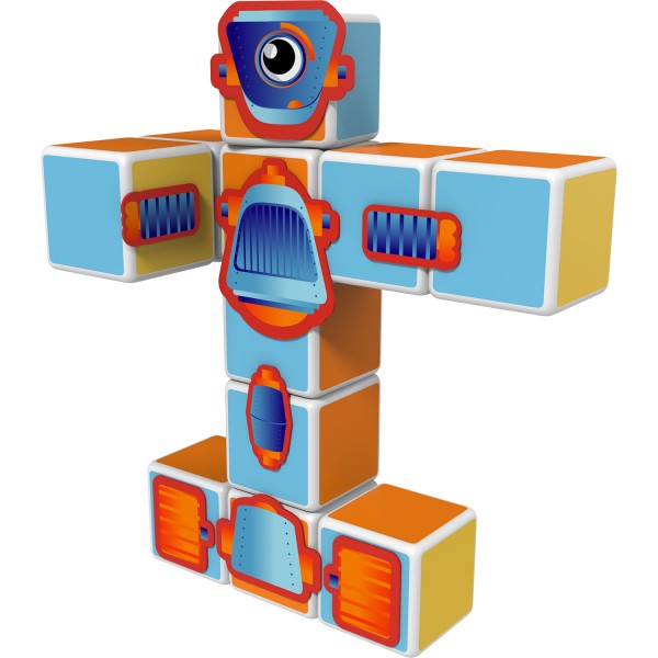 Magicube robots : 11 cubes magnétiques - Giochi-MAB07
